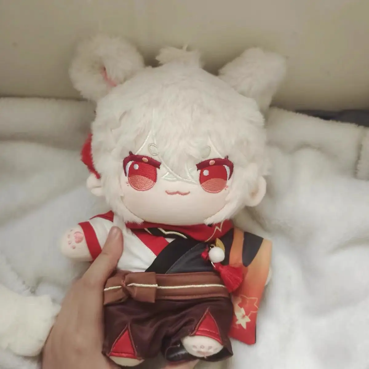 

Stuffed Anime 20cm Anime Genshin Impact Kawaii Kaedehara Kazuha Cotton Plush Toys COS Kids Adults Birthday Gifts Festival Gift