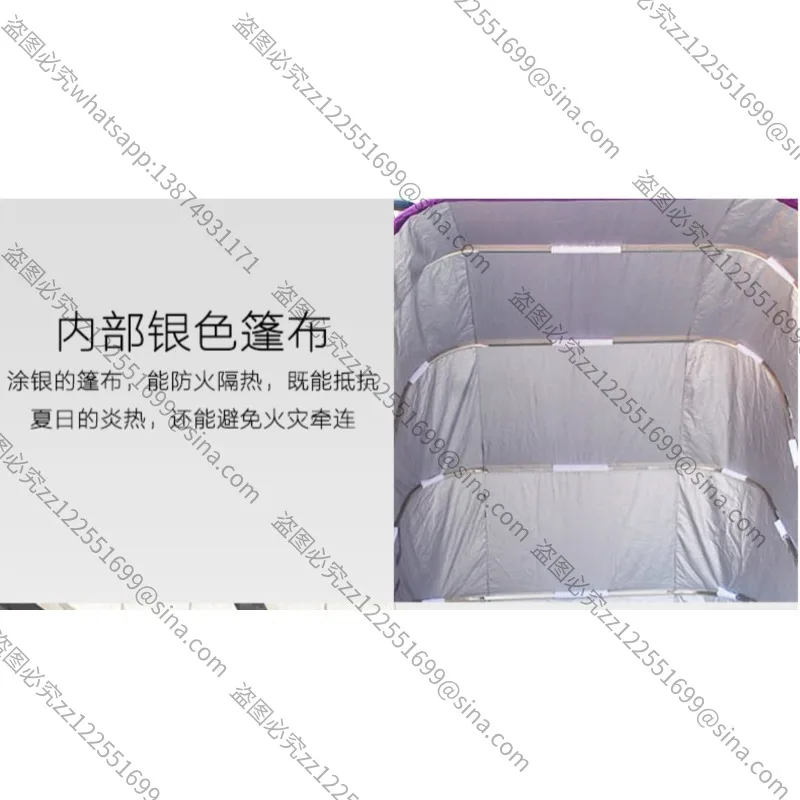 Suitable for Semi-automatic Mobile Garage Folding Telescopic Carport, Simple Outdoor Parking Shed, Awning, Sun Protection Canopy