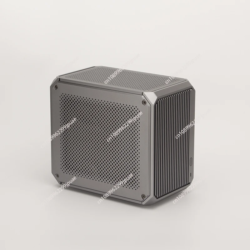 DIY Mini ITX Aluminum Chassis Horizontal GPU Installation Compact Small Desktop HTPC Gaming Computer Case