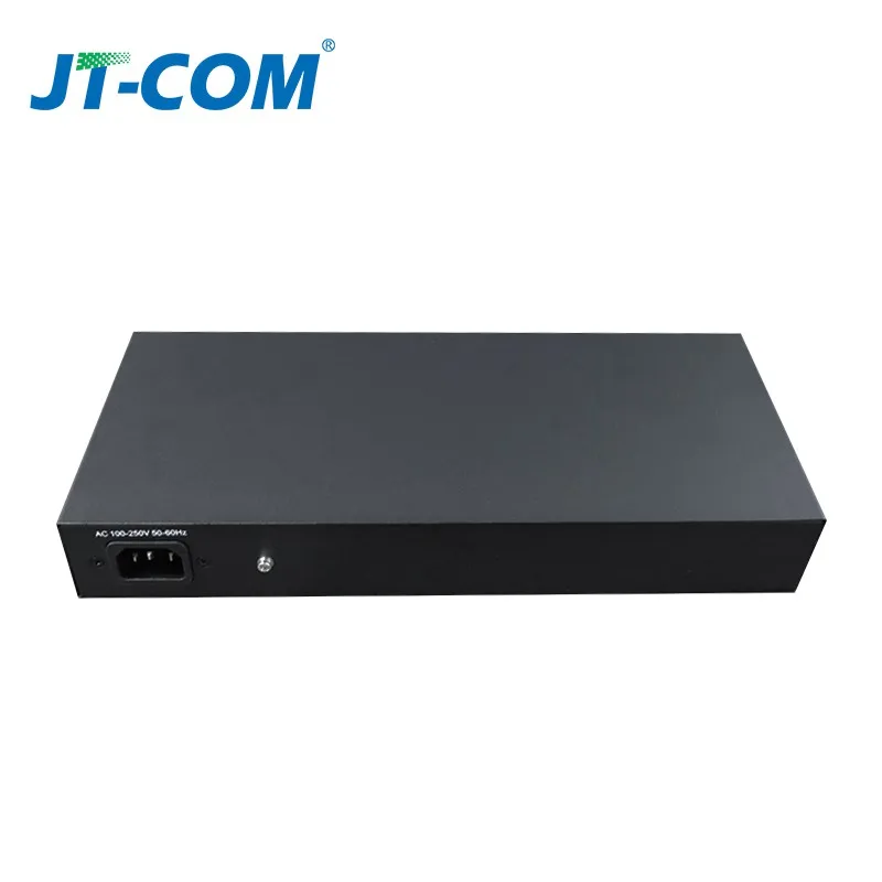 JT-COM Full Gigabit 8 SFP Port + 8 RJ45 Port SFP Fiber Switch Compatible with all Gigabit Optical Module Plug and Play