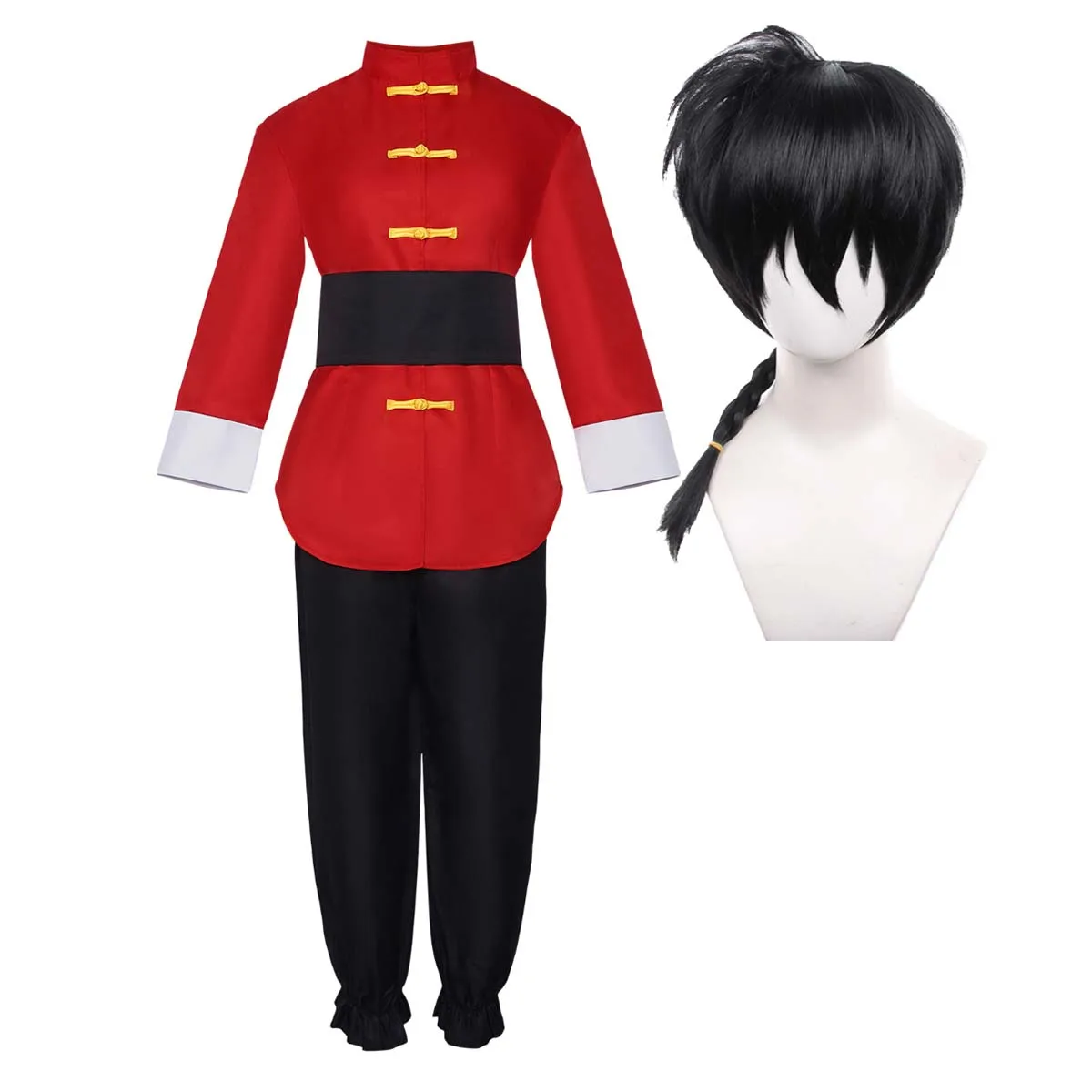 

Взрослый унисекс аниме Ранма Нибун-но-Ичи Ранма Саотоме косплей костюм