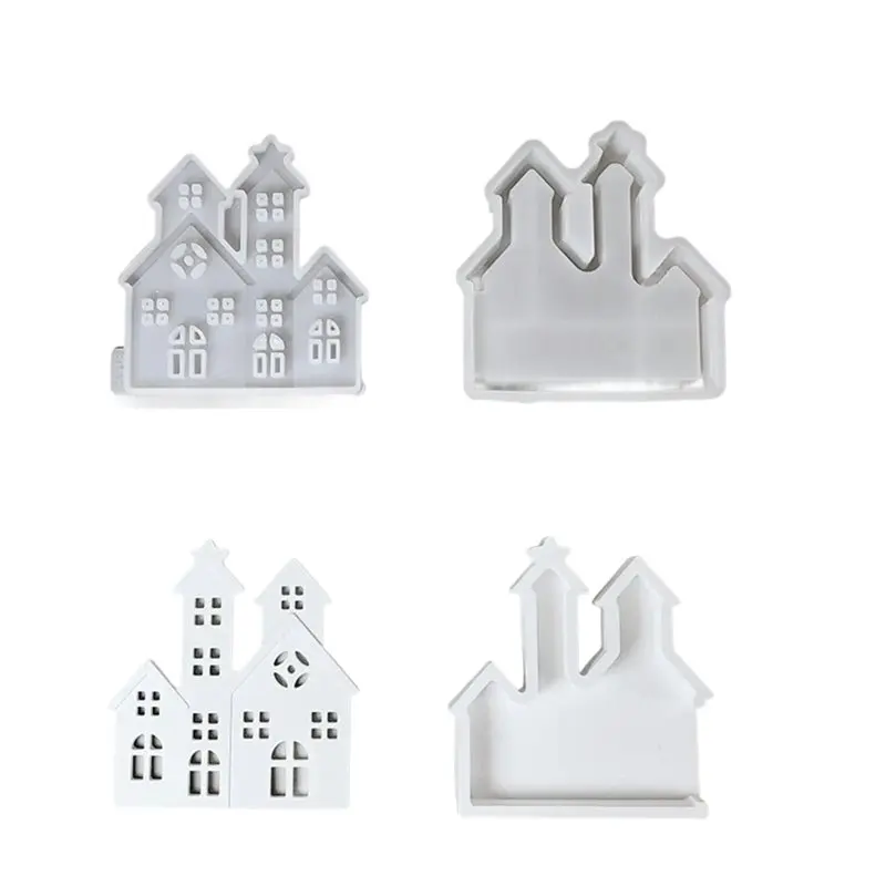 

Silicone Molds For Crafts Epoxy Plaster Christmas Home Decor Non-Stick For Chocolate Wax Fondant Clay Making Mold