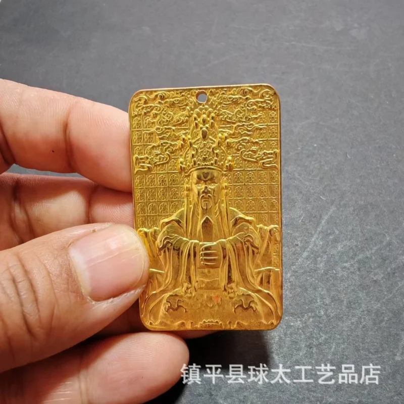 النحاس Wutai جبل Wuye قلادة قلادة ثلاثية الأبعاد الإغاثة Wuye صورة المحمولة تميمة قلادة