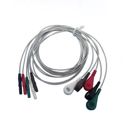 ECG Cable lead ECG Holter Monitoring Recorder System For Popular Popular Din Style