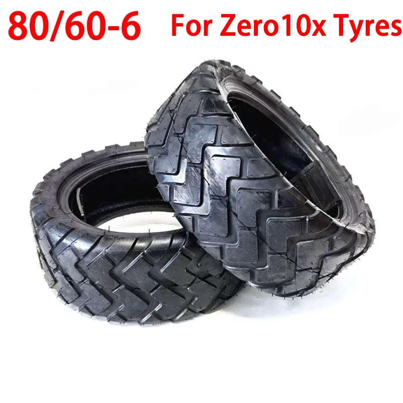 

80/60-6 Tubeless Tyre Vacuum Tire for 10 Intch Electric Scooter Curuss R10 Go Karts ATV Tire Parts