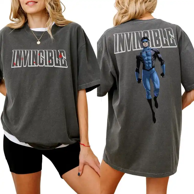 Camiseta de moda de verano Invincible, camiseta de Mark Grayson, camiseta gráfica Omni Man, camiseta Vintage de superhéroe, regalo para fanáticos de cómics, camiseta Unisex