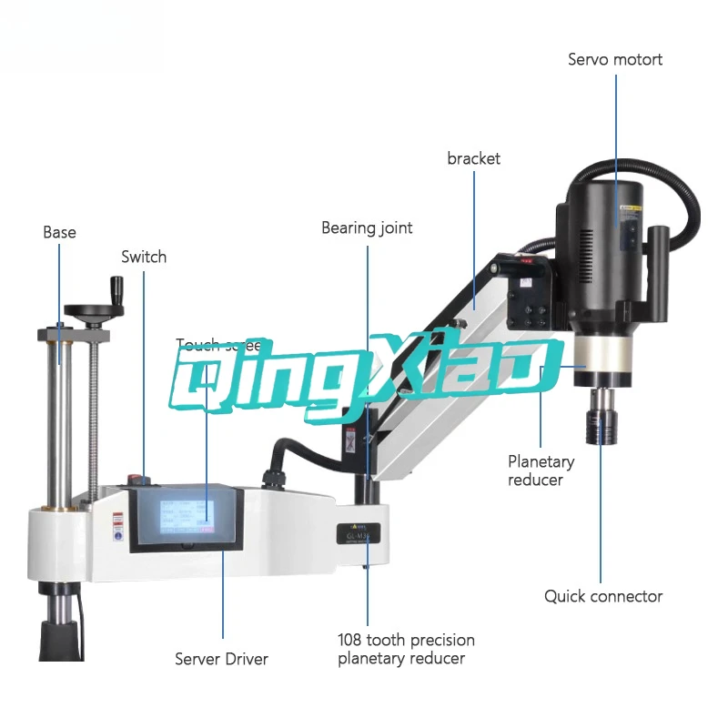 Auto Tapping Threading Drilling Machine Electric Type For Cast Iron Stainless Steel High Precision In Metal Processing Equipment view 3