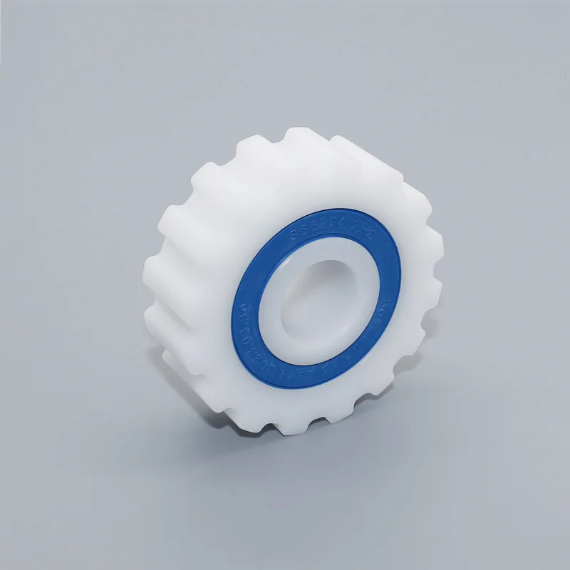 Plastic bearing POM90 external gear bearing driven wheel medical cleaning equipment transmission gear
