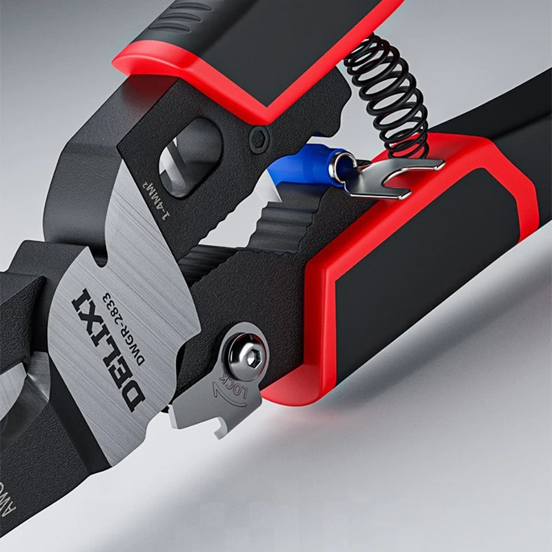 9 IN 1 Multi-Function Needle Nose  Pliers Electrician Special Tool Stripper Pliers Terminal Crimping Hand Tools