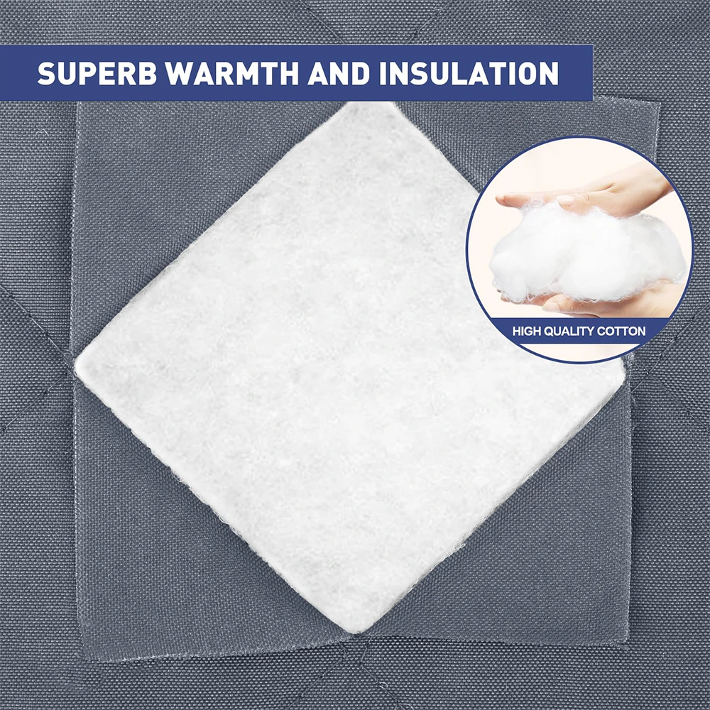 Magnetic Thermal Insulated Door Curtain Thickened Cotton Anti-Heat and Cold Summer Winter Curtain For Home Bedroom Doorways