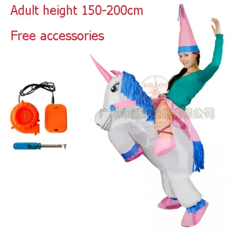 Bear House AA Inflatable Halloween Costume For Adult Kids Fan T-rex Gorilla Sumo Cow Horse Cowboy Dinosaur Infla New 2025 WKD001
