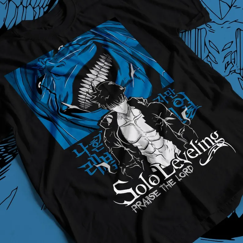 

Solo Leveling Shirt, Praise the lord, Sung Jin-Woo Shirt