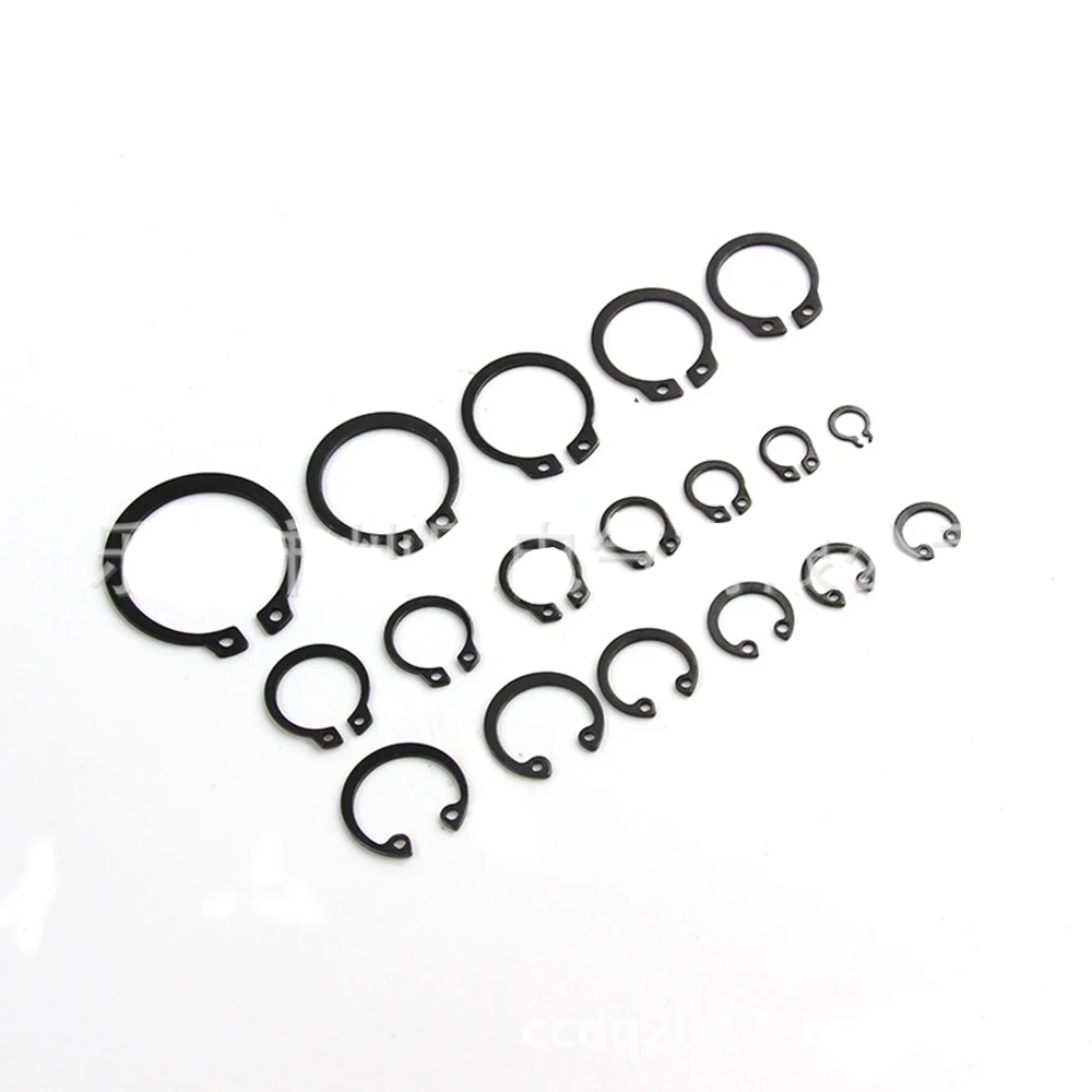 225pcs C Type Stainless Steel External Circlip Clip Snap Ring Kit Set for Shaft Bearing Retaining