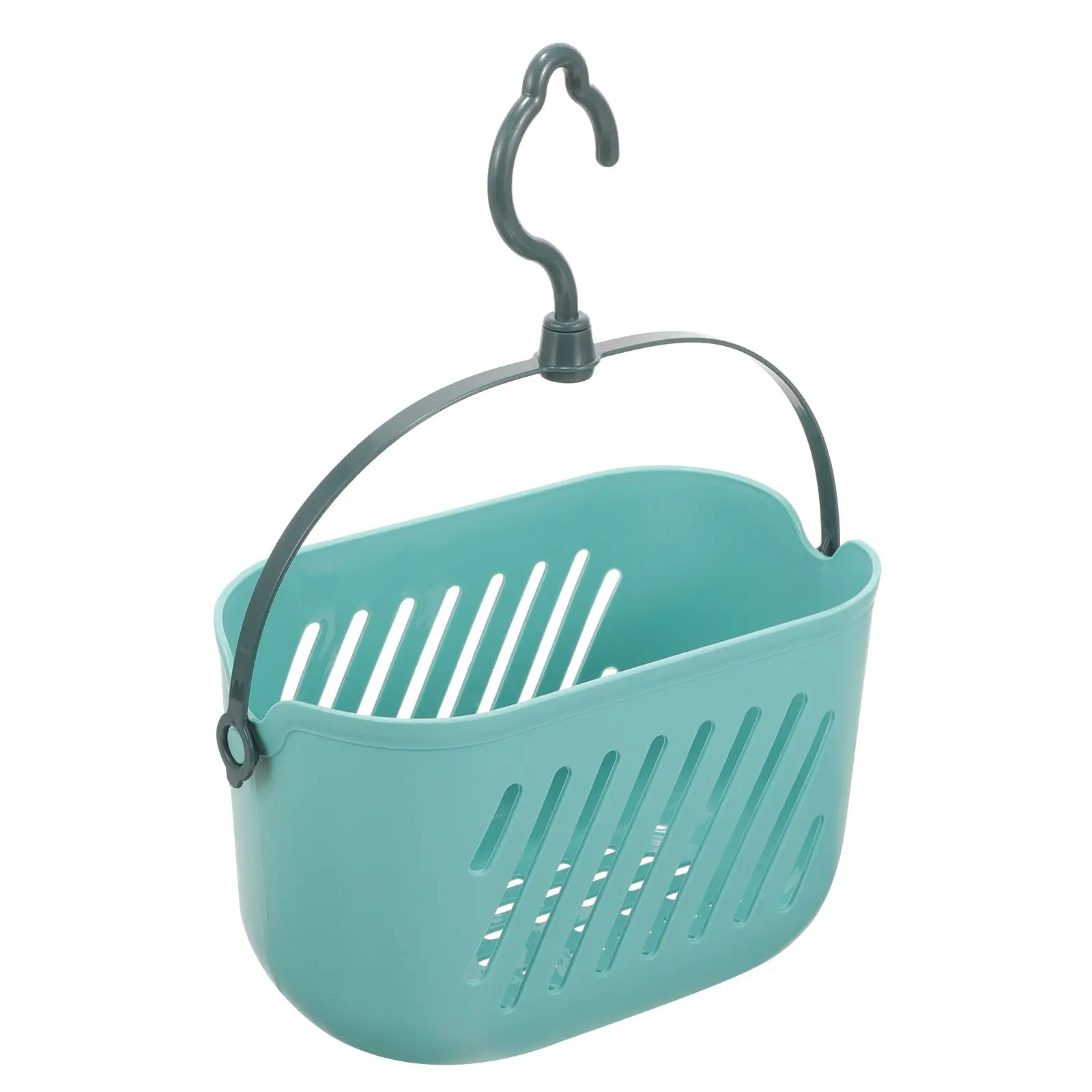 

Bathroom Hanging Basket Blue Plastic Storage ganizer for Cleaning Bathing Essentials Travel Shower Portable Holder