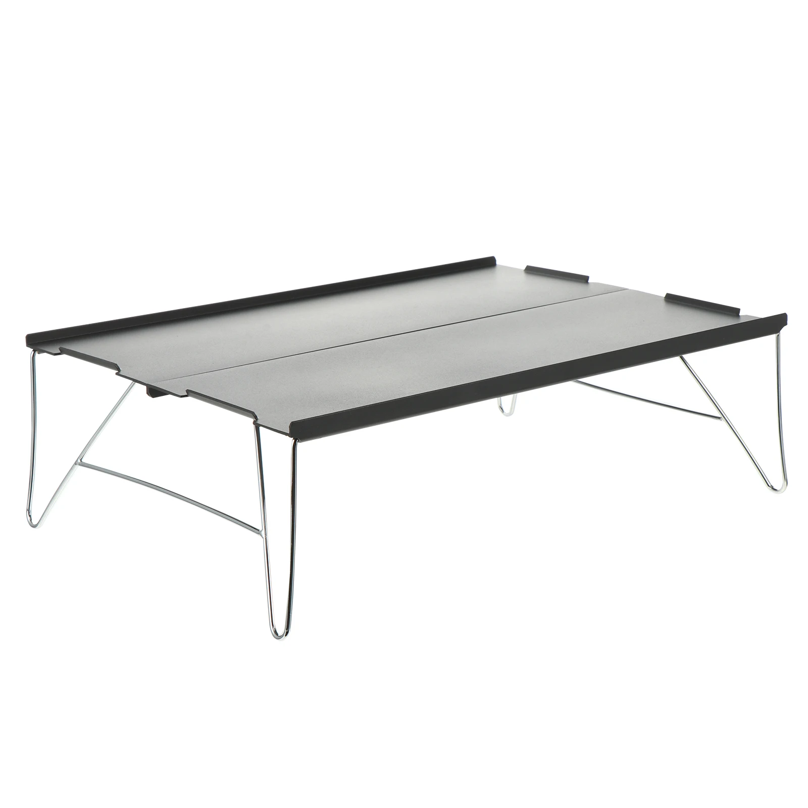 

Aluminum Alloy Table Portable Outdoor Collapsible Picnic Camping Lightweight Foldable Sturdy Material Space Saver Practical Tool