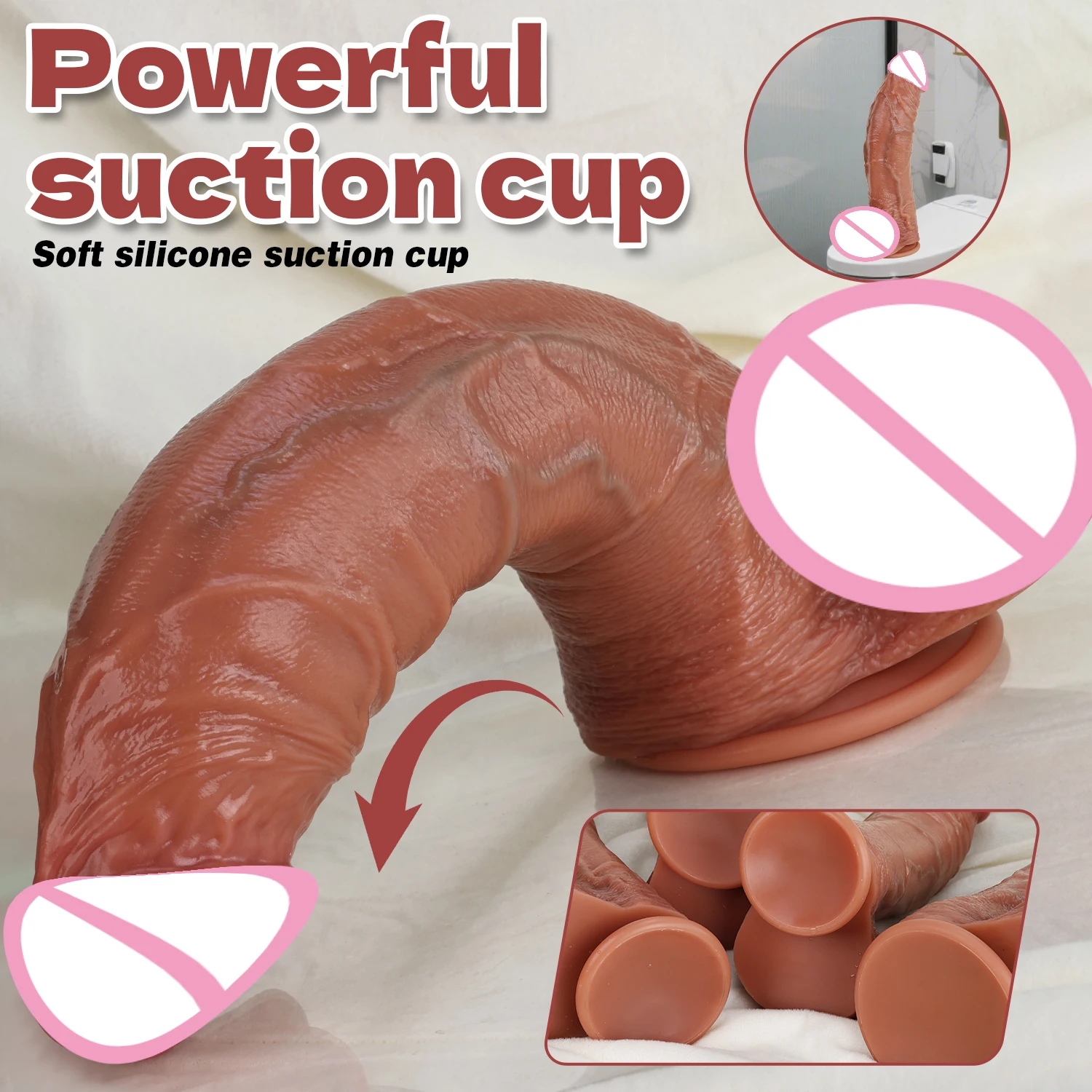 Huge Realistic Dildo fantasy long Penis Big Dick Suction Cup Dildos For Women Giant XXL anal Dildo Sex Toys For Women Men Gay 18 - Image 4