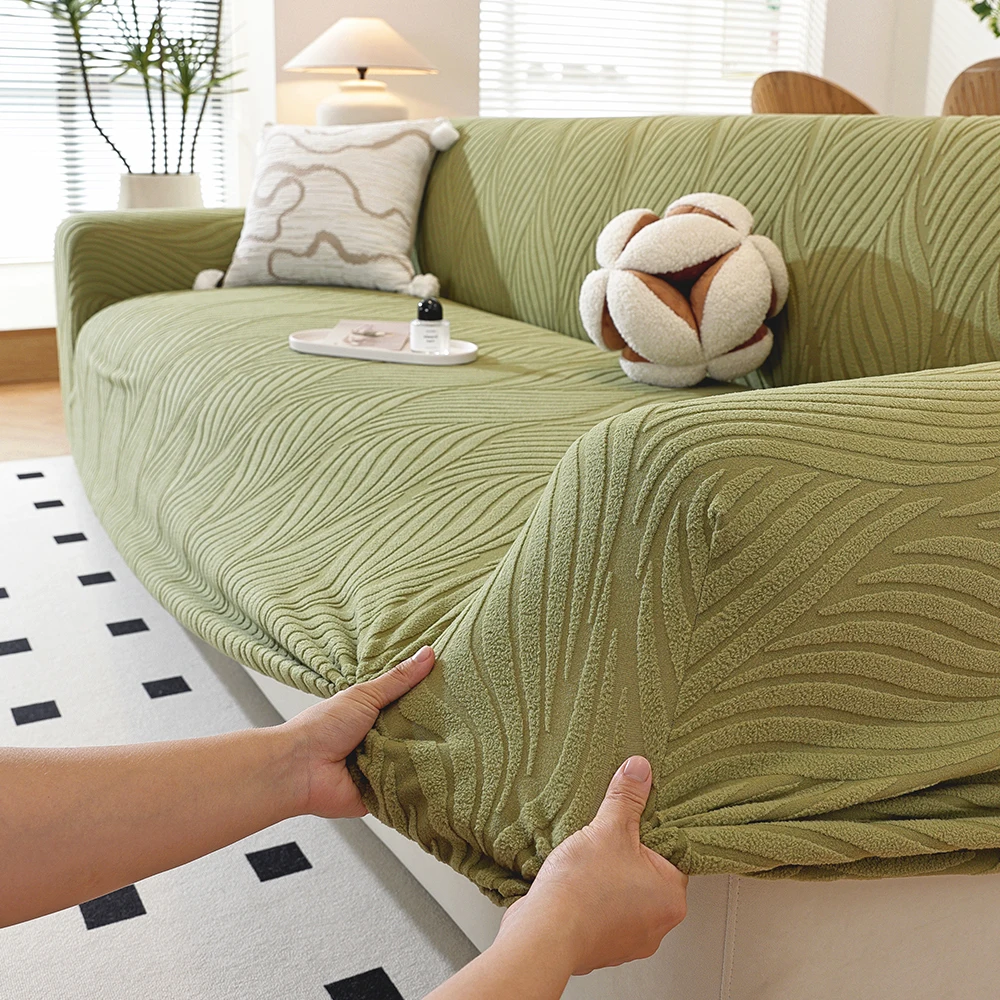 Stretch-Sofabezug, elastischer Couchbezug, universeller Möbelschutz, waschbar, rutschfest, für 1/2/3/4/5-Sitzer Wohnzimmer