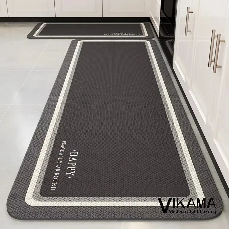 Vikama minimalista luxo tapete banheiro sala de estar quarto entrada decoração anti deslizamento absorção água cozinha tapete