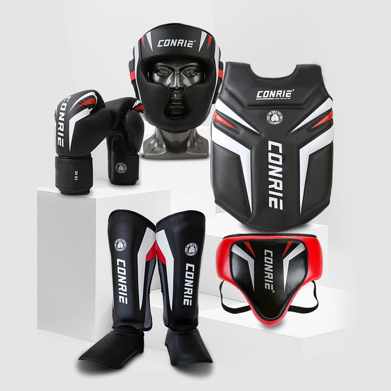 Professional Competition Boxing Gloves Muay Thai Shin Guard Headguards-Premium Boxing Gear and Protection
