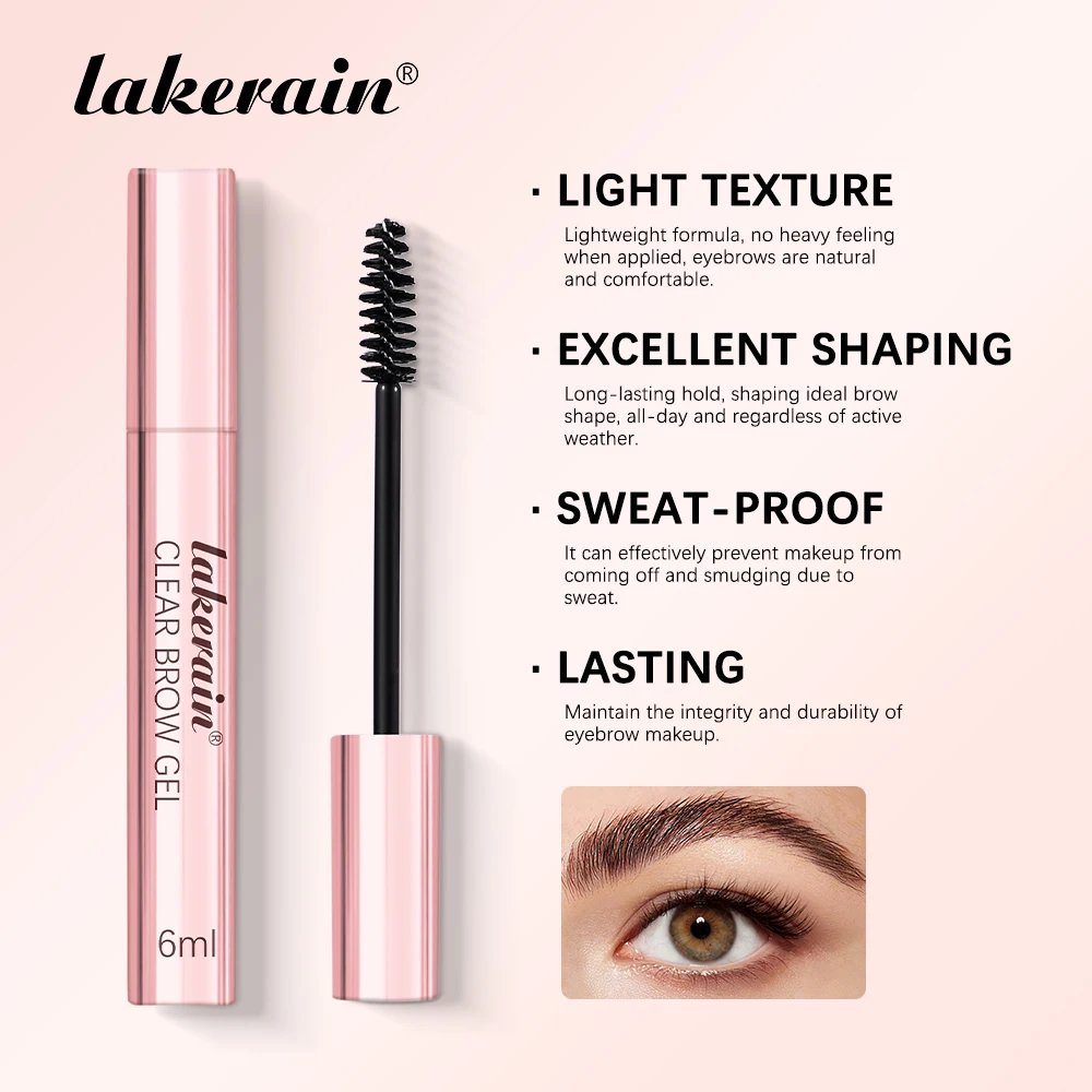 โปร่งใส Eyebrow GEL กันน้ํา Long Lasting Fixing Brow NATURAL Eyebrow แต่งหน้าจัดแต่งทรงผม CLEAR Eyebrow เครื่องสําอางค์