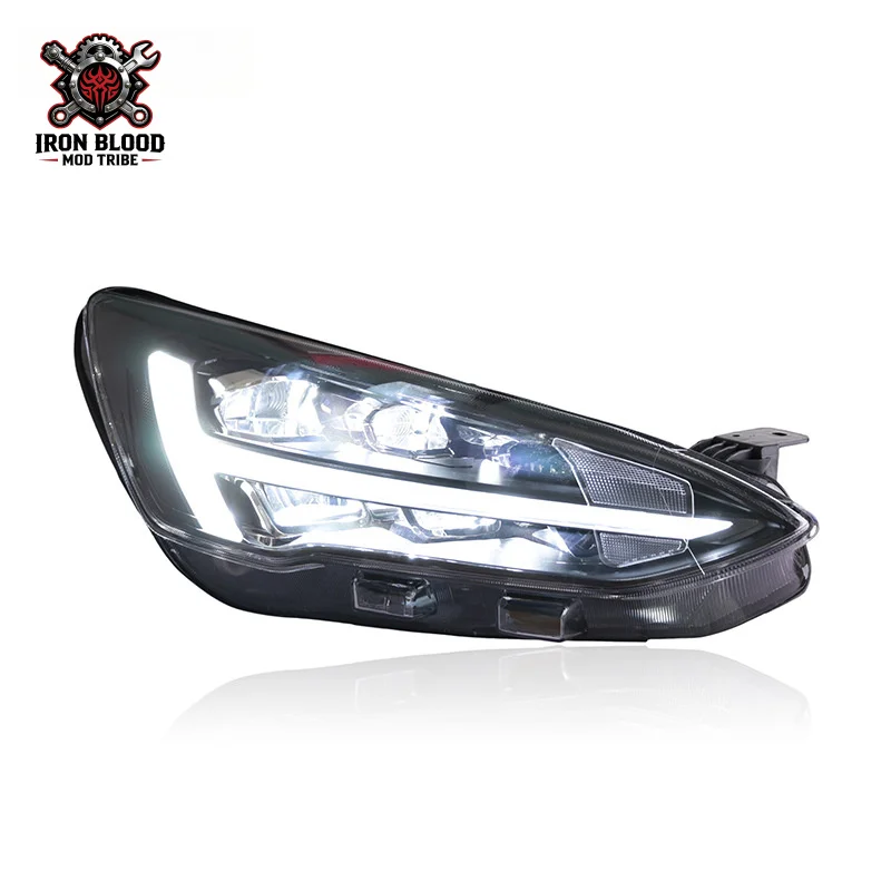 Suitable for 2019-2020 Ford Focus headlight assembly modification to Thor-style LED daytime running lights and dynamic turn sign