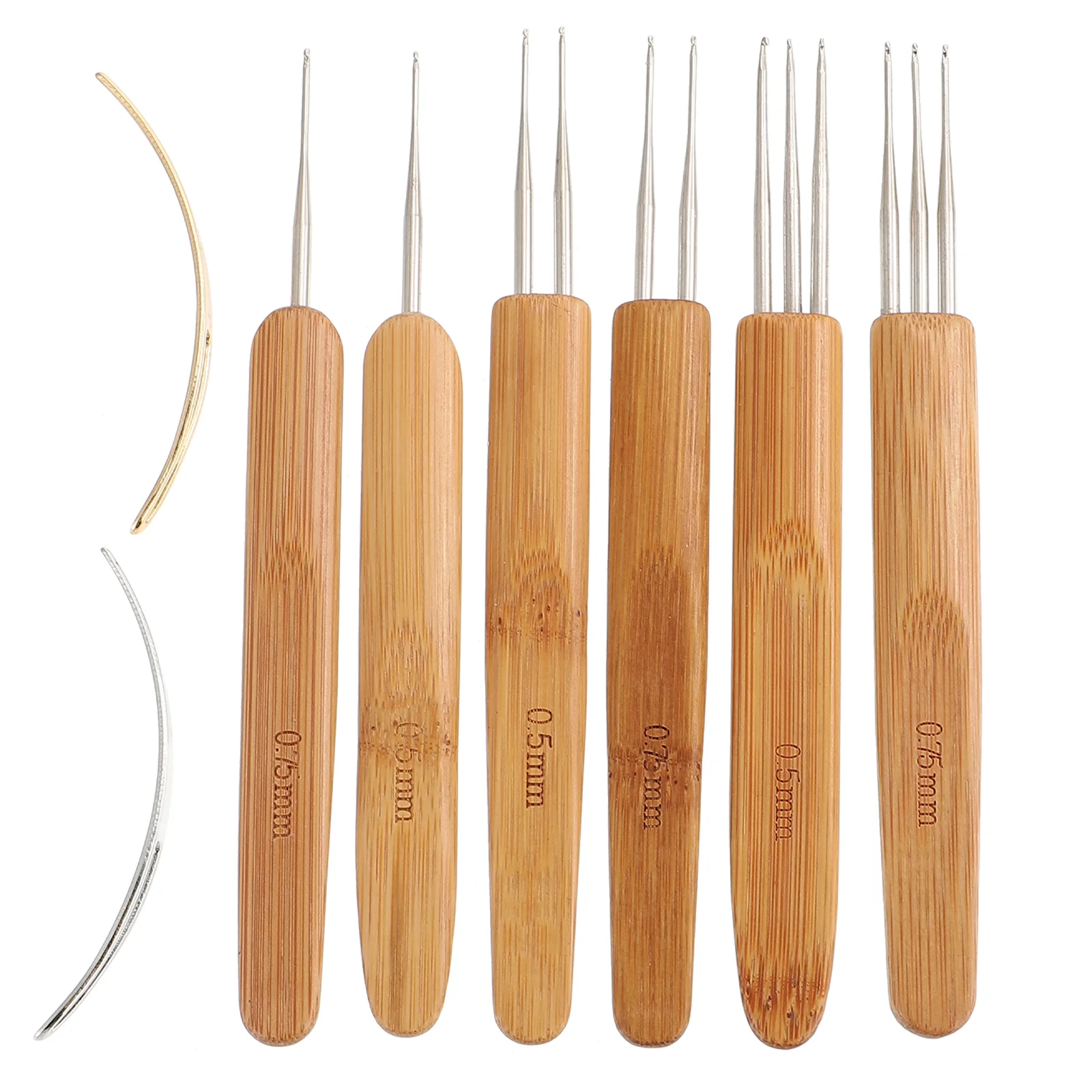 

DIY Crochet Hooks Needles for Hair Dreadlocks Braid Knitting Tool Lightweight Portable Comfortable H for Maintenance