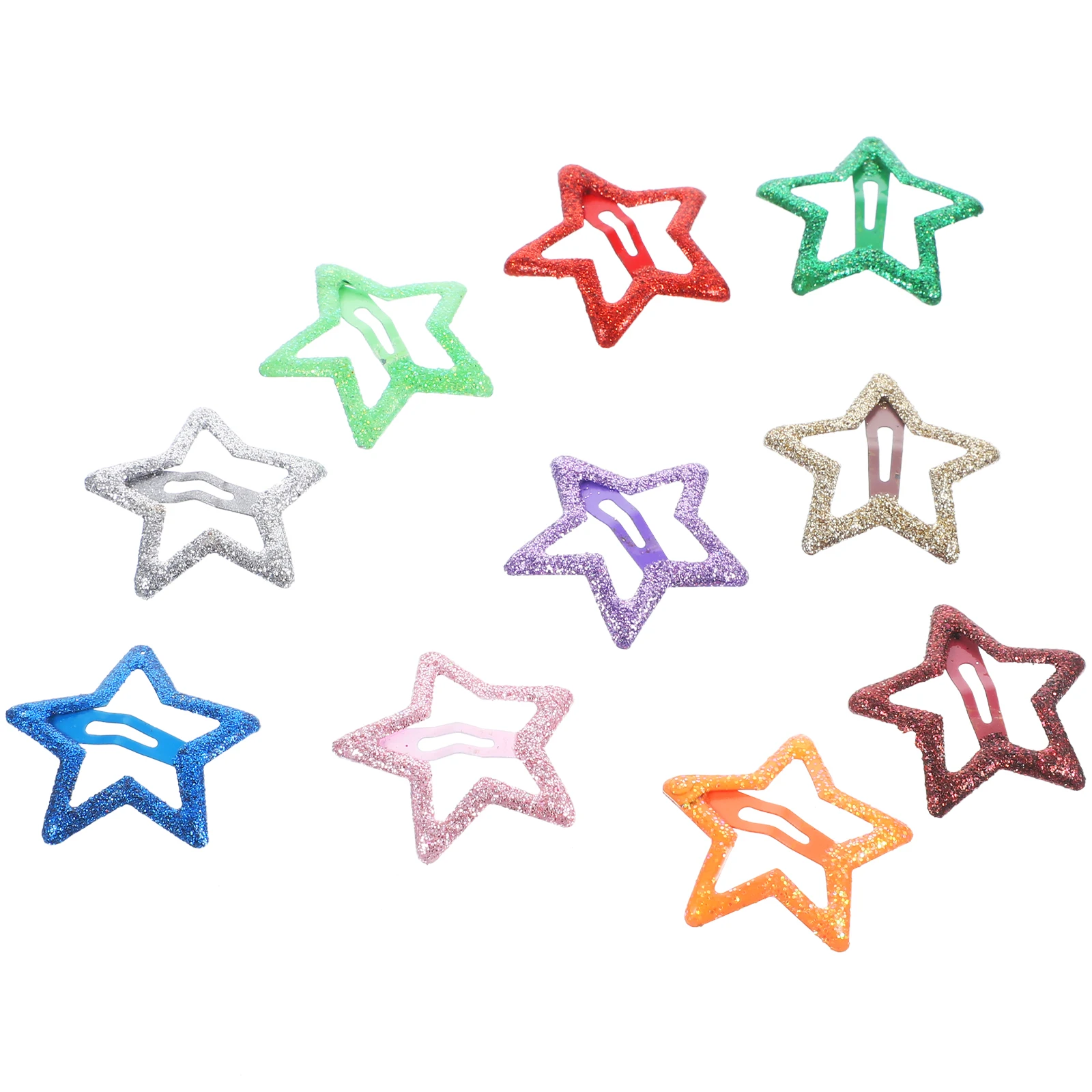 

10pcs Small Barrettes For Girls Hair Clips Baby Girl Accessories No Damage Decorative Star Bangs Toddler Barrettes Hairb s