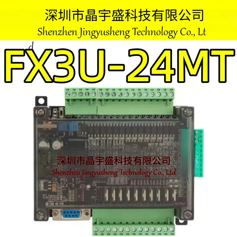 New Original DC24V FX1N FX2N FX3U-24MT PLC Industrial Control Board 6AD 2DA 14 Input 10 Transistor