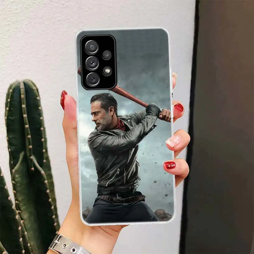 Negan The Walking Dead Phone Case for Samsung Galaxy A54 A53 A52 A14 A13 A12 A24 A23 A22 A34 A33 A32 A04S A03S A02S A42 A73 A72