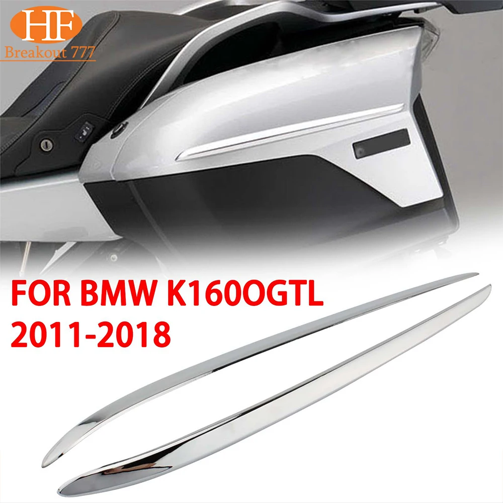 

1Pair Motorcycle Rear Trunk Trim Strip Motorbike Decoration Accessories For BMW K1600GTL 2011 2012 2013 2014 2015 2016 2017 2018