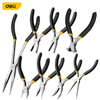 DeLi 1 Piece Multifunctional Hand Tools Jewelry Pliers Equipment Round Nose End Cutting Wire Pliers For Handmade Making Accessor