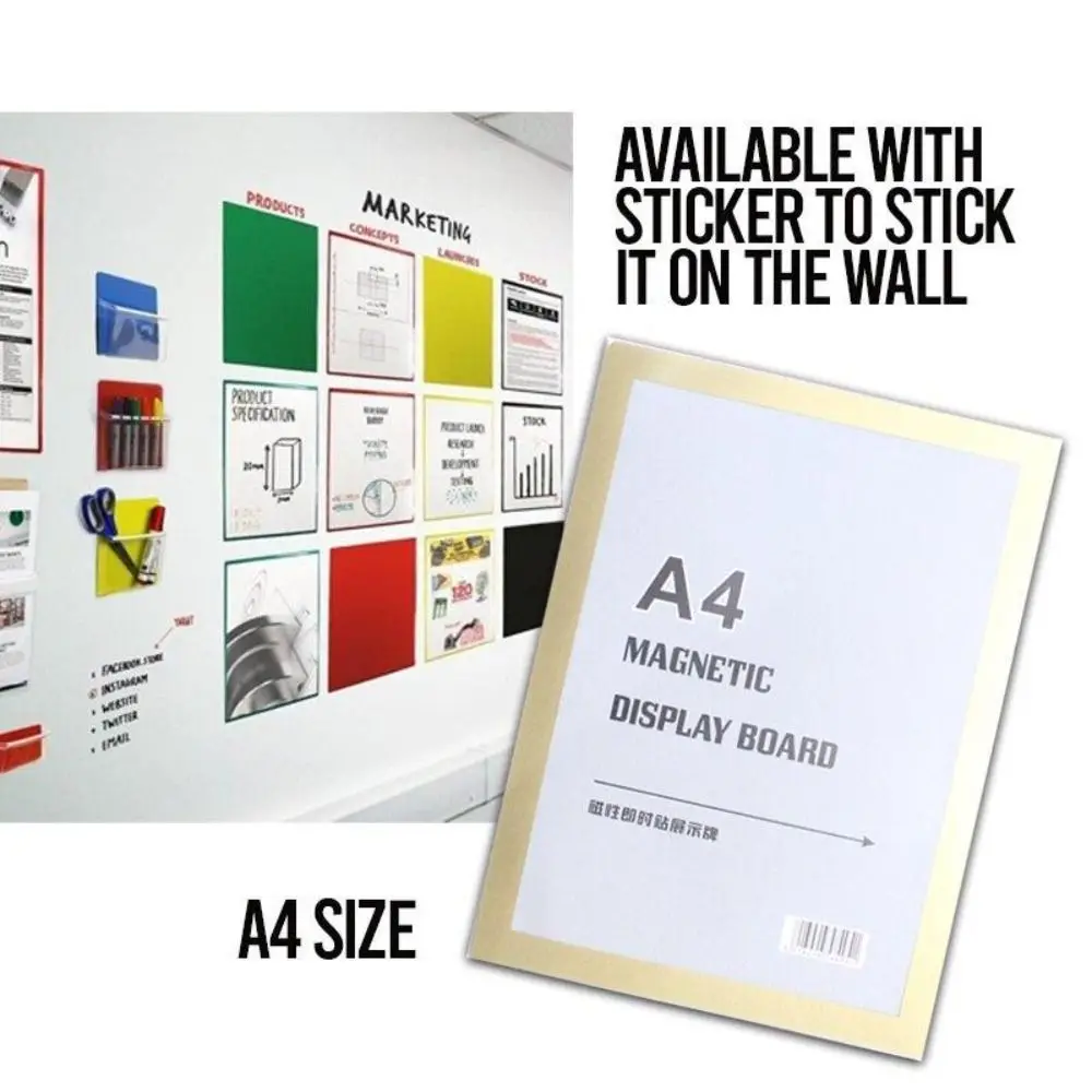 Self Adhesive Magnetic Photo Frame DIY Multifunctional Wall Magnetic Photo Display Frames Free Punching required
