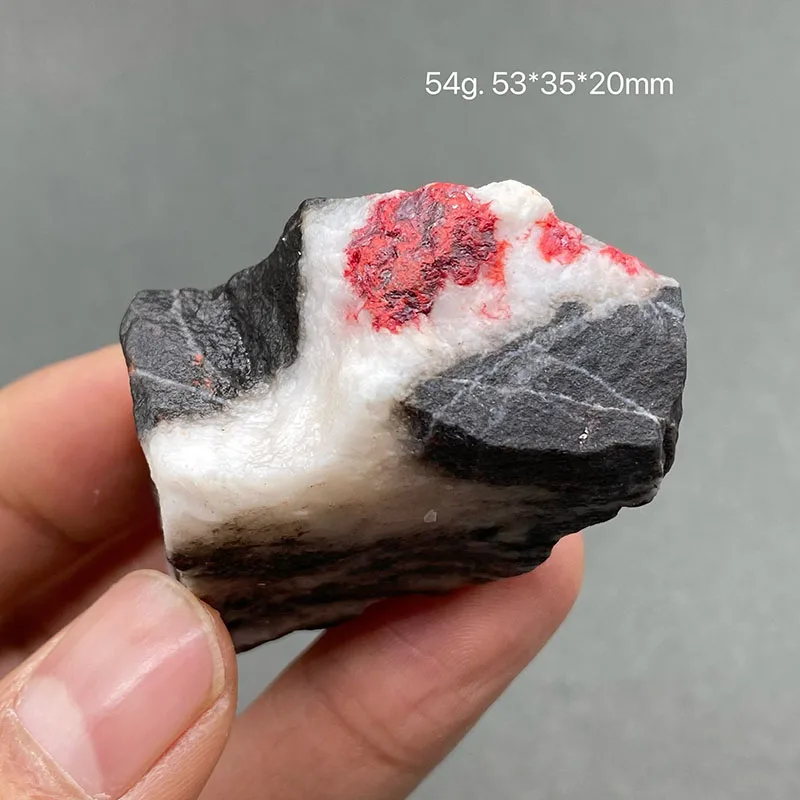 100% natural cinnabar original stone mineral specimen healing crystal teaching specimen collection