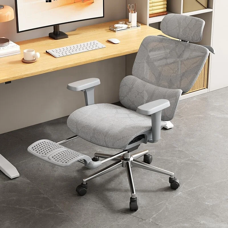# Gaming Learning Chair Comfortable Home Office Sedentary Seat Adjustable Reclining Backrest Swivel Headrest