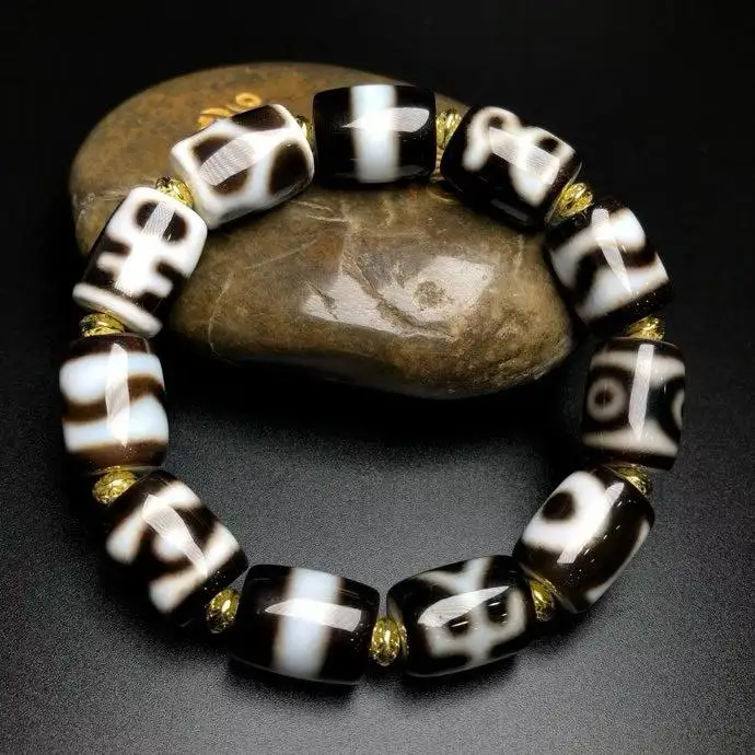 Old materials with high oil content and multiple treasures Agate Bracelets for women and men great gifts