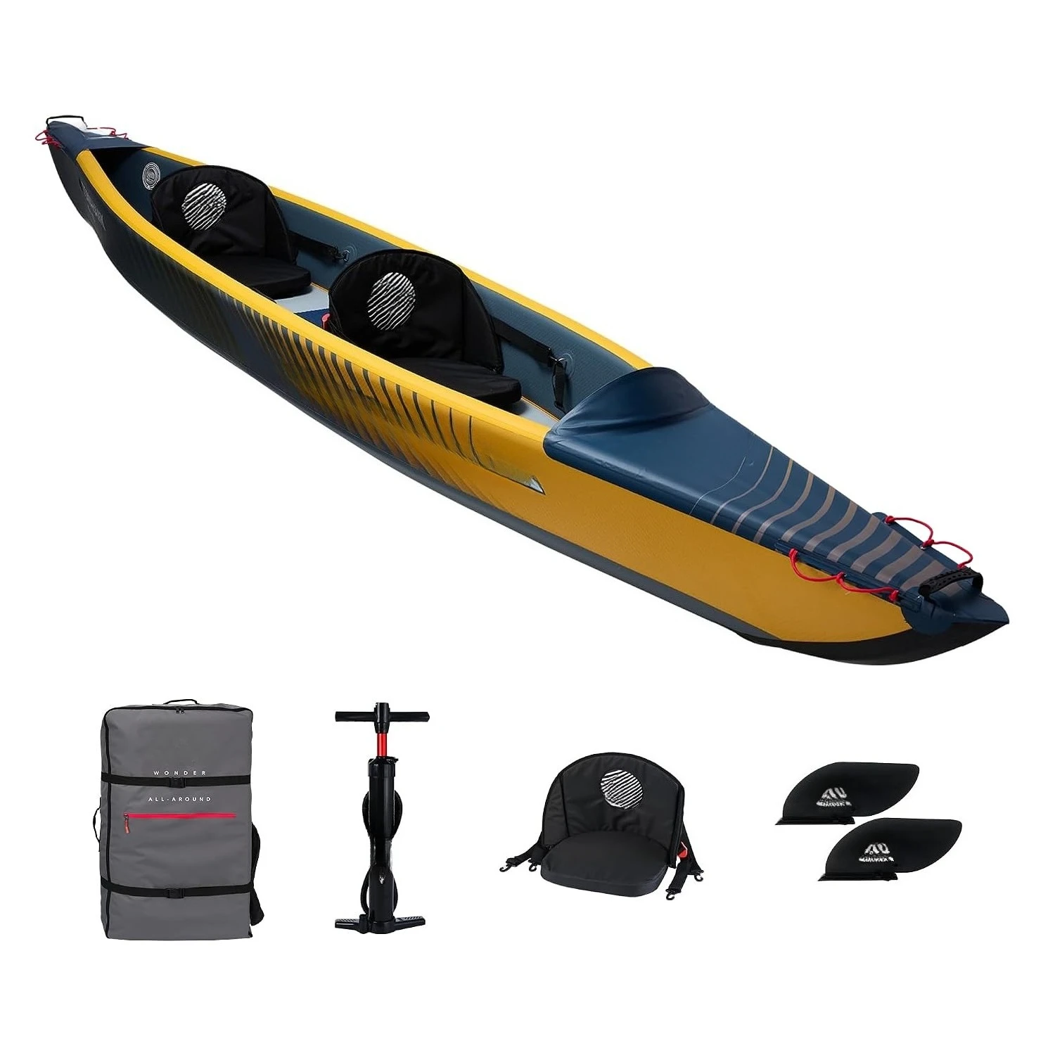 Tomahawk Air-K Inflatable Touring Kayak, 2 Person, 14 Ft 5 In, Customized