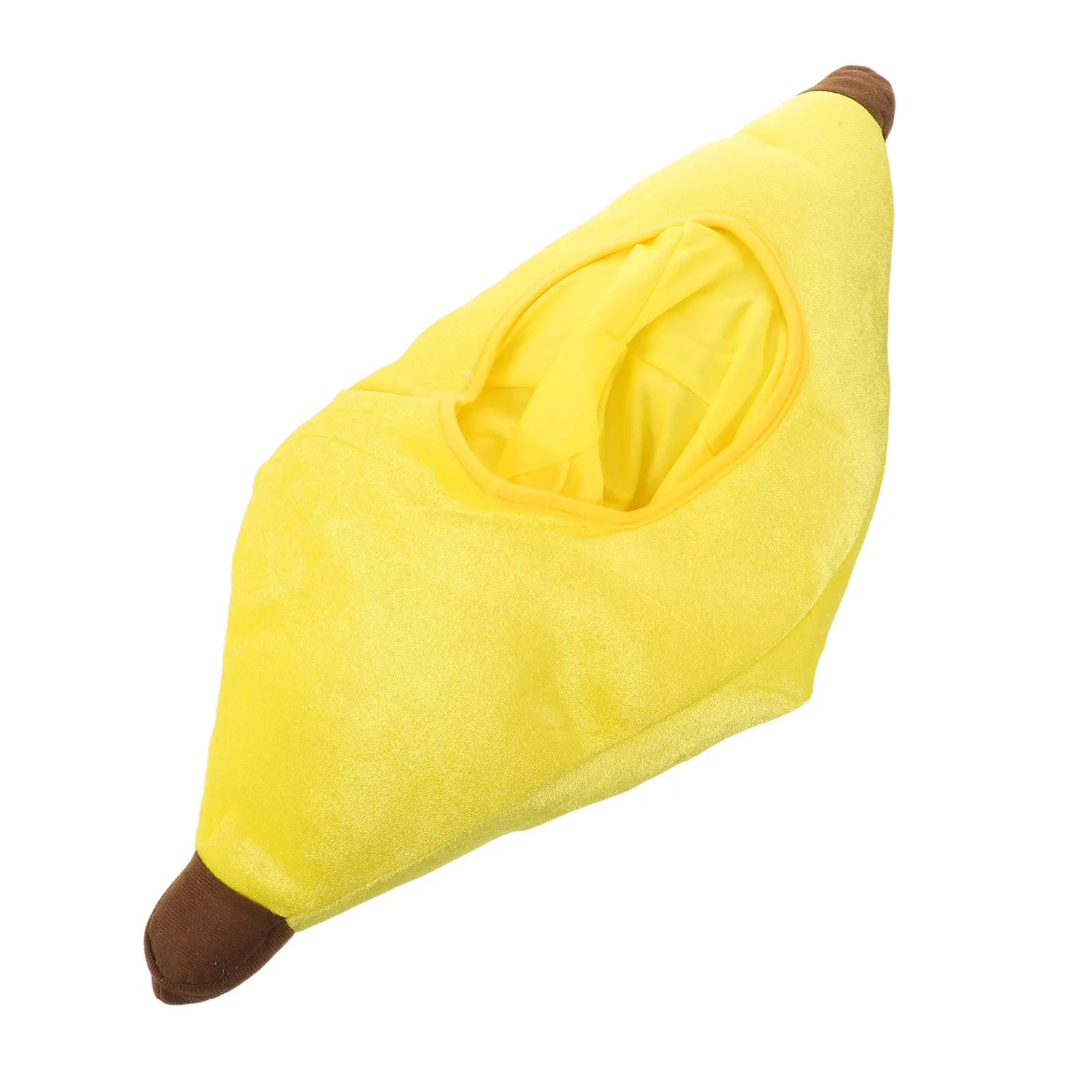 Funny Banana Dress Up Hat Party Costume Accessory Cute Fruit Headwear Novelty Cap Photo Prop Adult Cosplay Bannana Costume Adult