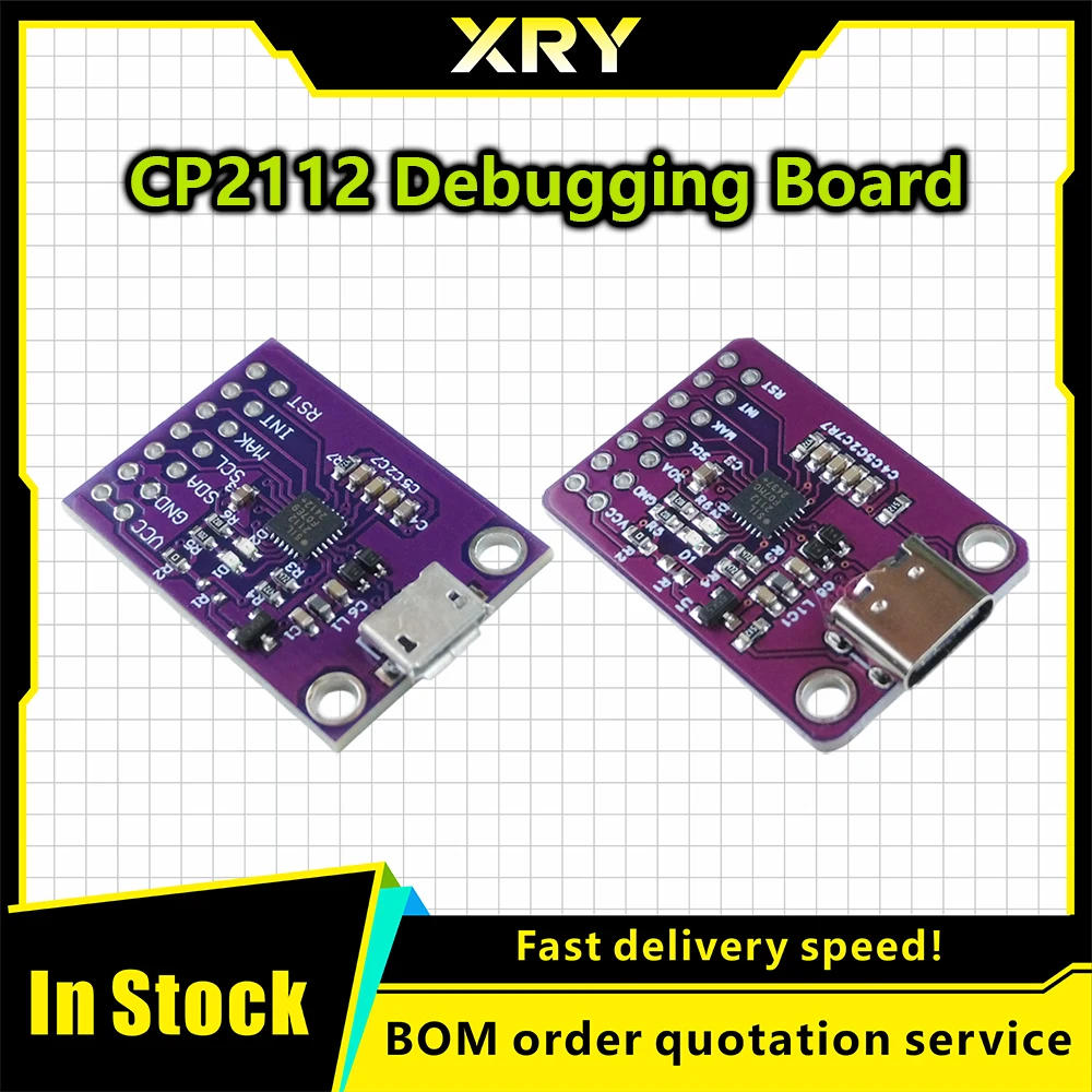 XRY Placa de depuración CP2112, módulo de comunicación USB a I2C