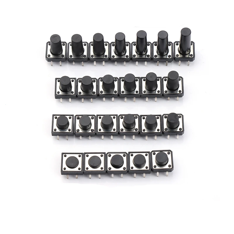 20PCS Touch Switch 12*12*4.3/5/6/7/8/9/10-21MM Micro Small Button Hot Wholesale