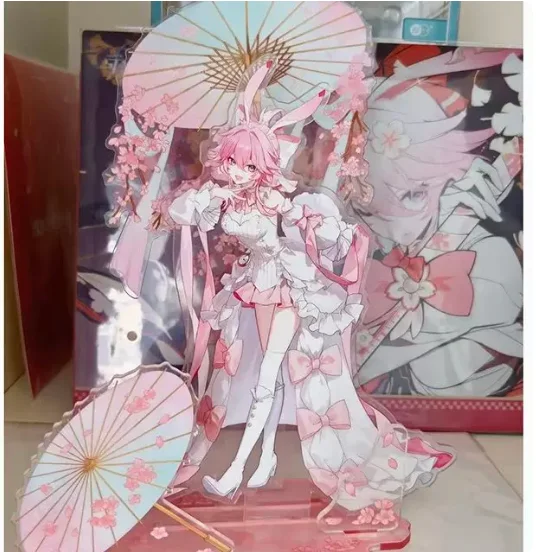 Japanese Anime Honkai：Star Rail Evanescia Acrylic Stand Figure Model Plate Cosplay Collection Desktop Decor Gifts MM