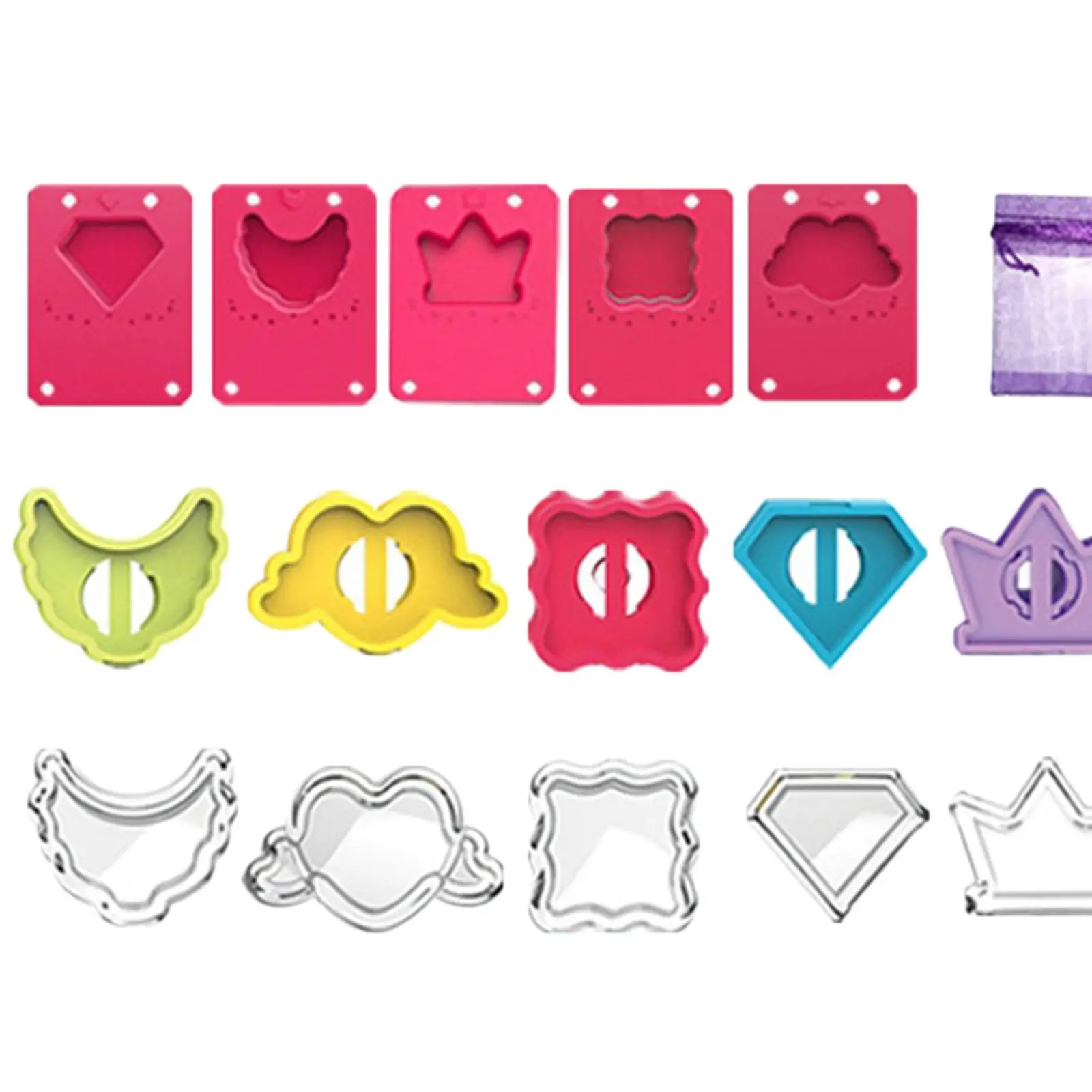 Princess Handmade Gift Box Set Toys Christmas Gifts Fun Handcraft Holiday Present DIY Sticker Maker Little Jewelry Designer Set