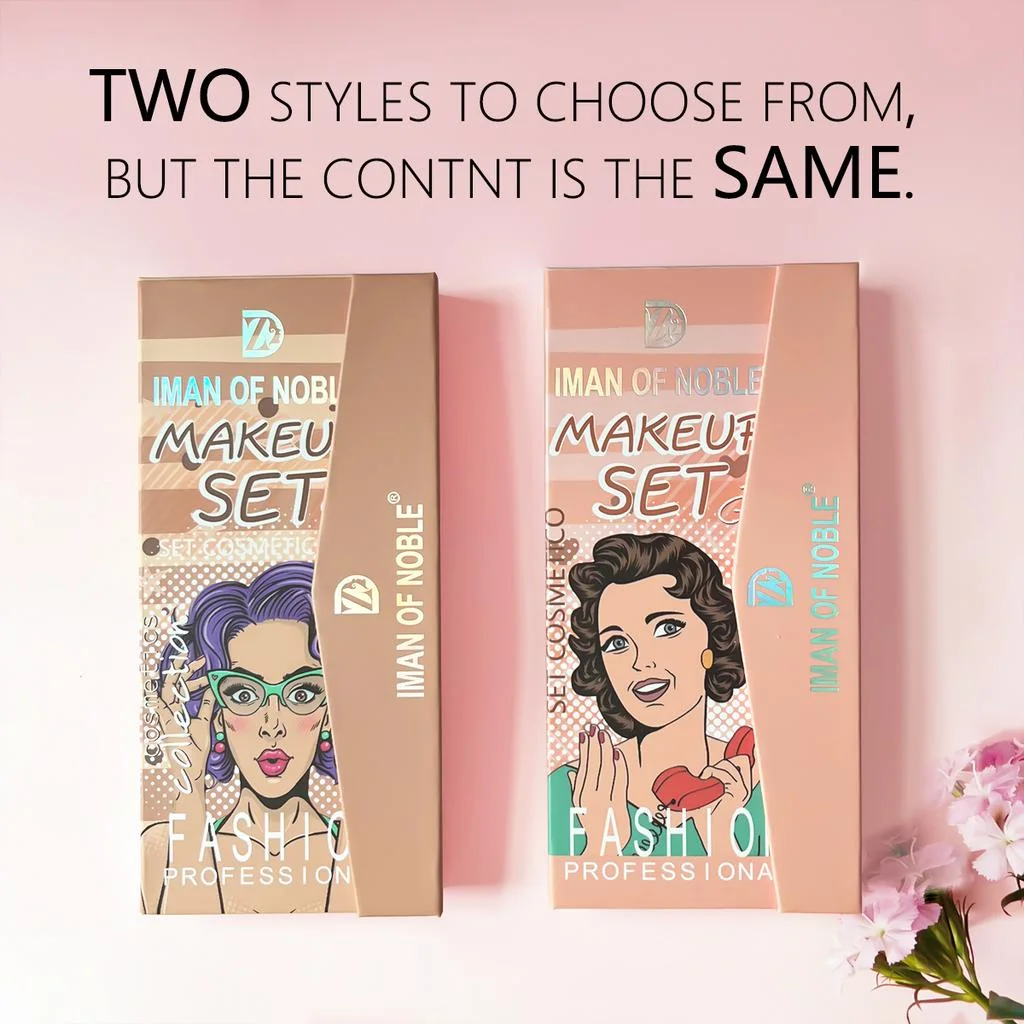 23 色の光沢のあるアイシャドウポケットメイクボックスマットパウダー繊細な優しい白小型ポータブル化粧品