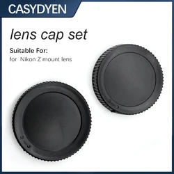 Lens Cap Set Lens Rear Body Cap For Nikon Z Mount Lens NIK Z Mirrorless Camera Lens Camera Accessories