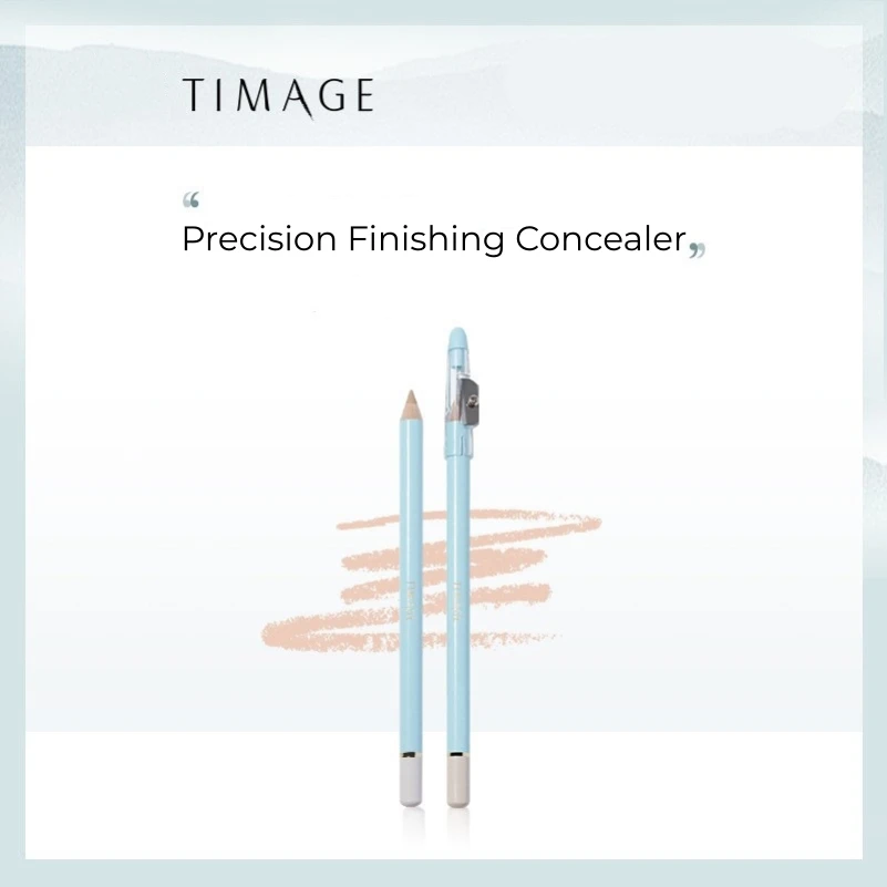 Timage Caitang High Coverage Tip Concealer Pencil Long-Lasting Natural Precies Concealer Pen Brightening Sweatproof Face Makeup