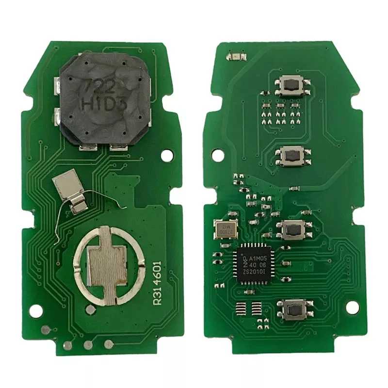 Chave remota inteligente para Toyota Corolla, CN007298, 2, 3, 4 Botão, 312.5 MHz, 314 MHz, Chip 4A, FCC, HYQ14FAN