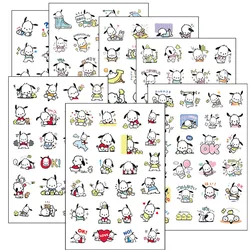 8pcs Cute Cartoon Pochacco Kids Gudetama stickers