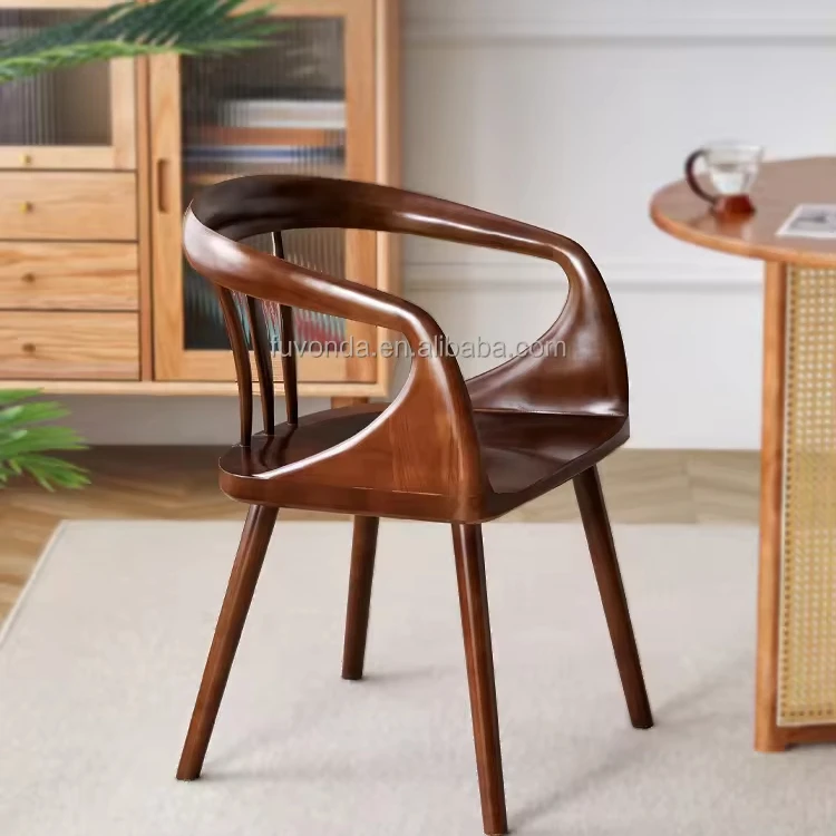 Light Luxury Rectangle Restaurant Furniture Dining Set Chairs and Table Solid Wood Chairs Dining Set