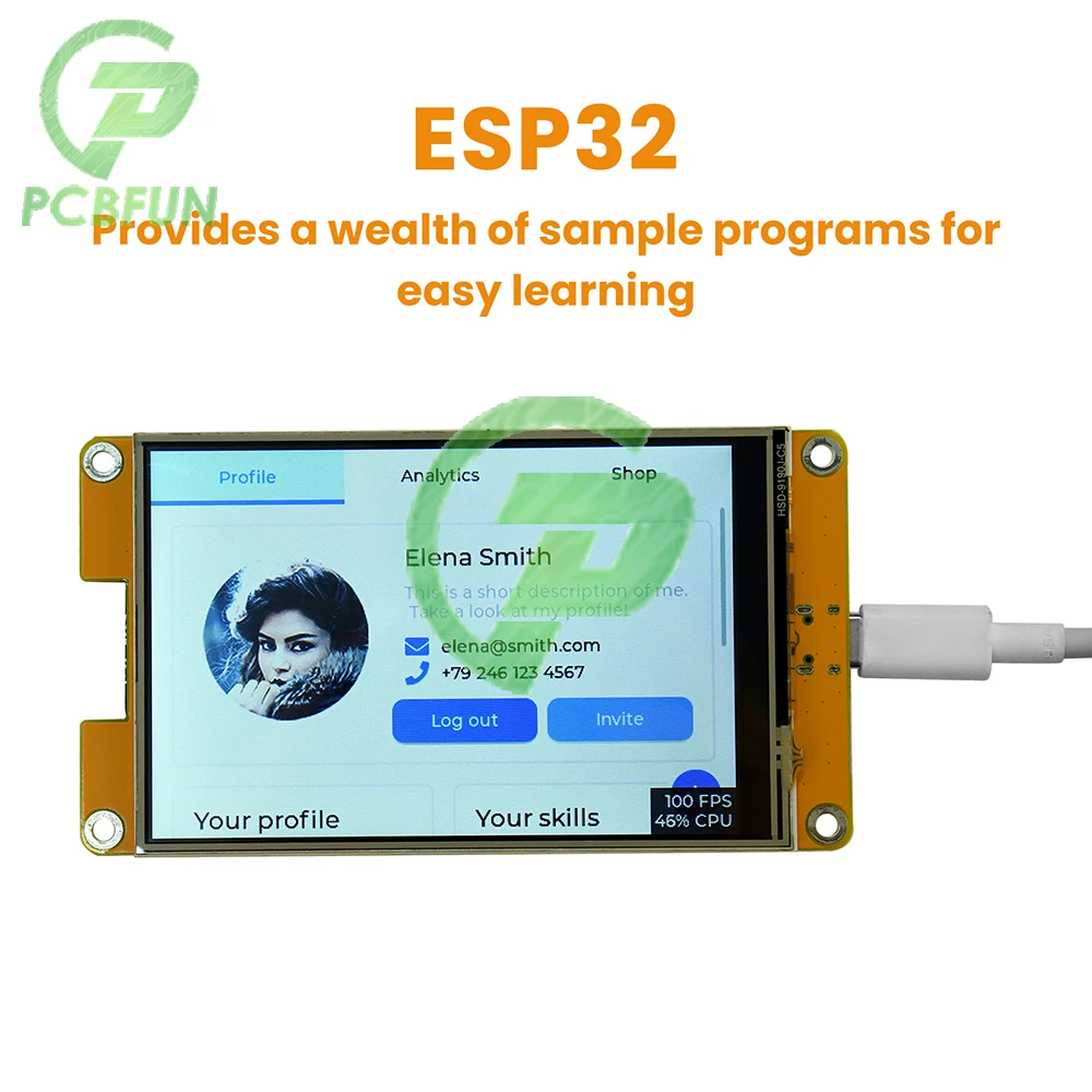 4.0-Inch ESP32 Wifi…