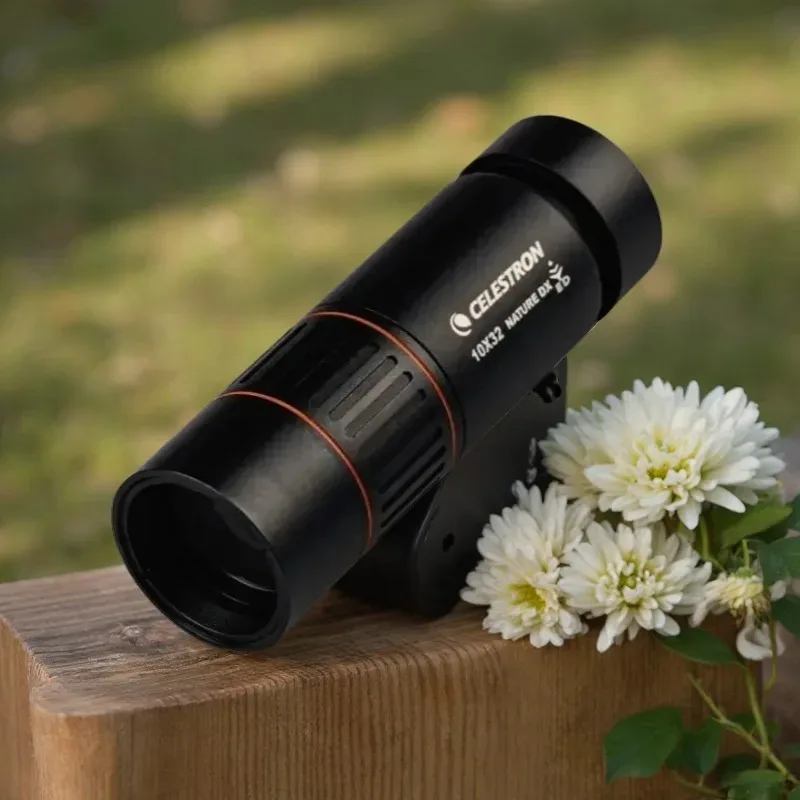 Celestron Nature DX 10x32 ED Monocular Extra Low Dispersion BAK4 Glass Phase Correction IPX7 Waterproof for Bird Watching