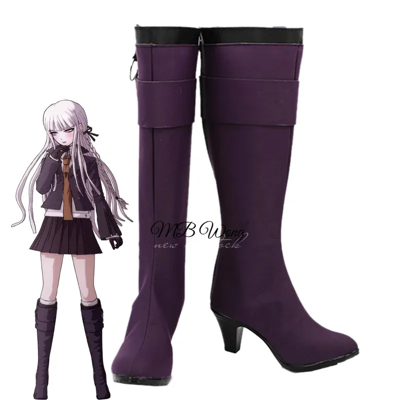 

Game Danganronpa Trigger Happy Havoc Kyoko Kirigiri Cosplay Shoes Botas Role Play Halloween Carnival Party Outfit Christmas